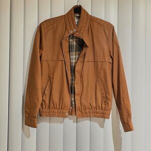 Men's Lightweight Casual Jacket - Rust Brown